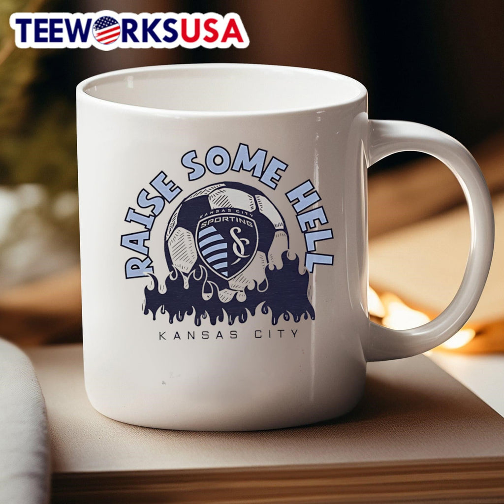 Sporting KC Raise Some Hell - Adult & Kids T-Shirts, Sweatshirts & Hoodies apparel design preview 4