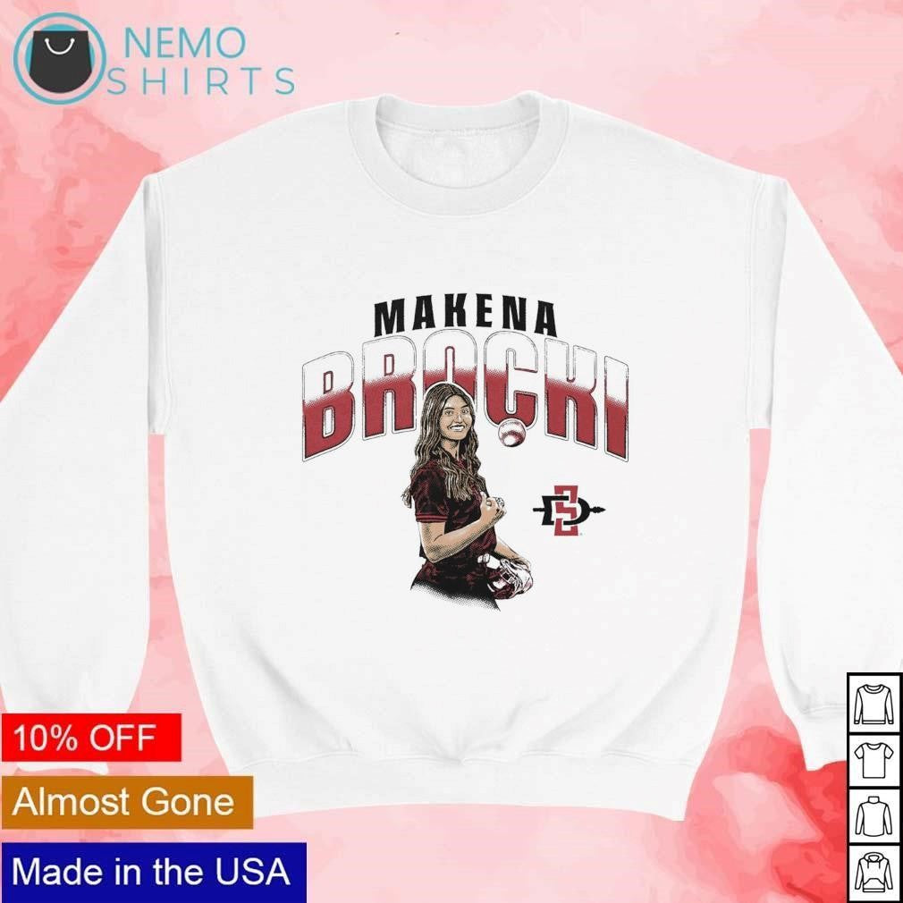 Makena Brocki SDSU softball cartoon - Adult & Kids T-Shirts, Sweatshirts & Hoodies product image 4