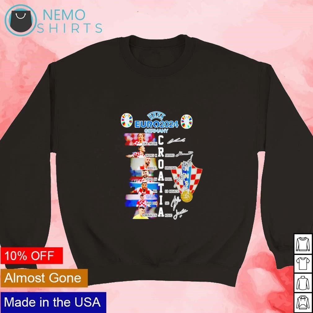 Euro 2024 Germany Croatia FC players photos names - Adult & Kids T-Shirts, Sweatshirts & Hoodies apparel design preview 4