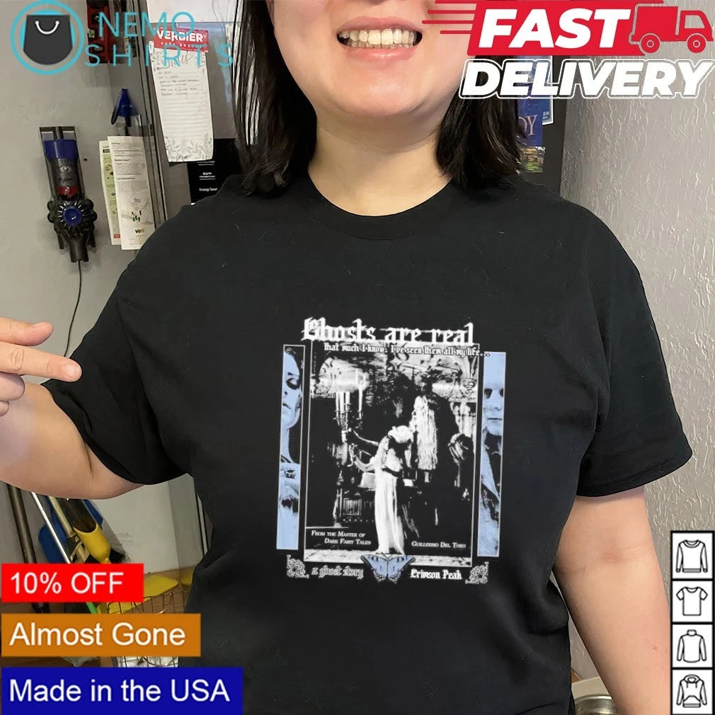 Crimson Peak Ghosts Are Real Guillermo del Toro Dark - Adult & Kids T-Shirts, Sweatshirts & Hoodies apparel design preview 2