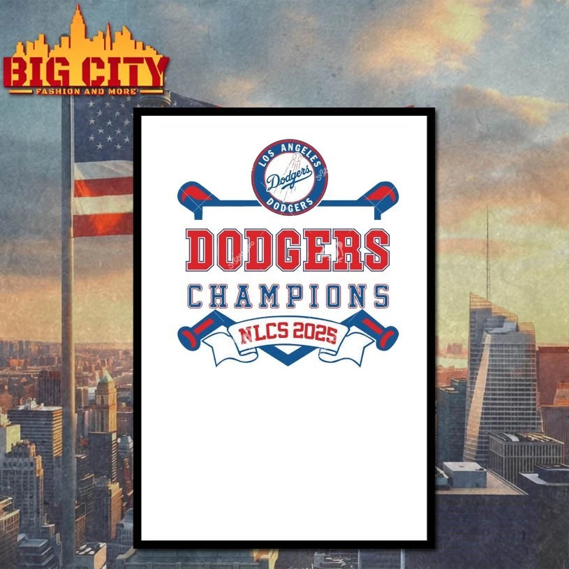 Los Angeles Dodgers Champions NLCS 2025 - Adult & Kids T-Shirts, Sweatshirts & Hoodies apparel design preview 4