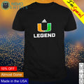Miami Hurricanes legend - Adult & Kids T-Shirts, Sweatshirts & Hoodies apparel design preview 1