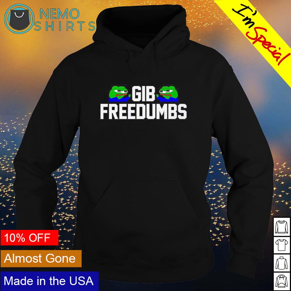 Pepe the Frog gib freedumbs - Adult & Kids T-Shirts, Sweatshirts & Hoodies apparel design preview 2