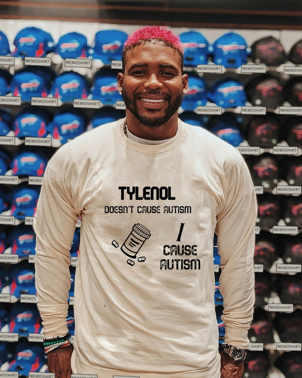 Tylenol doesn't cause autism I - Adult & Kids T-Shirts, Sweatshirts & Hoodies apparel design preview 2