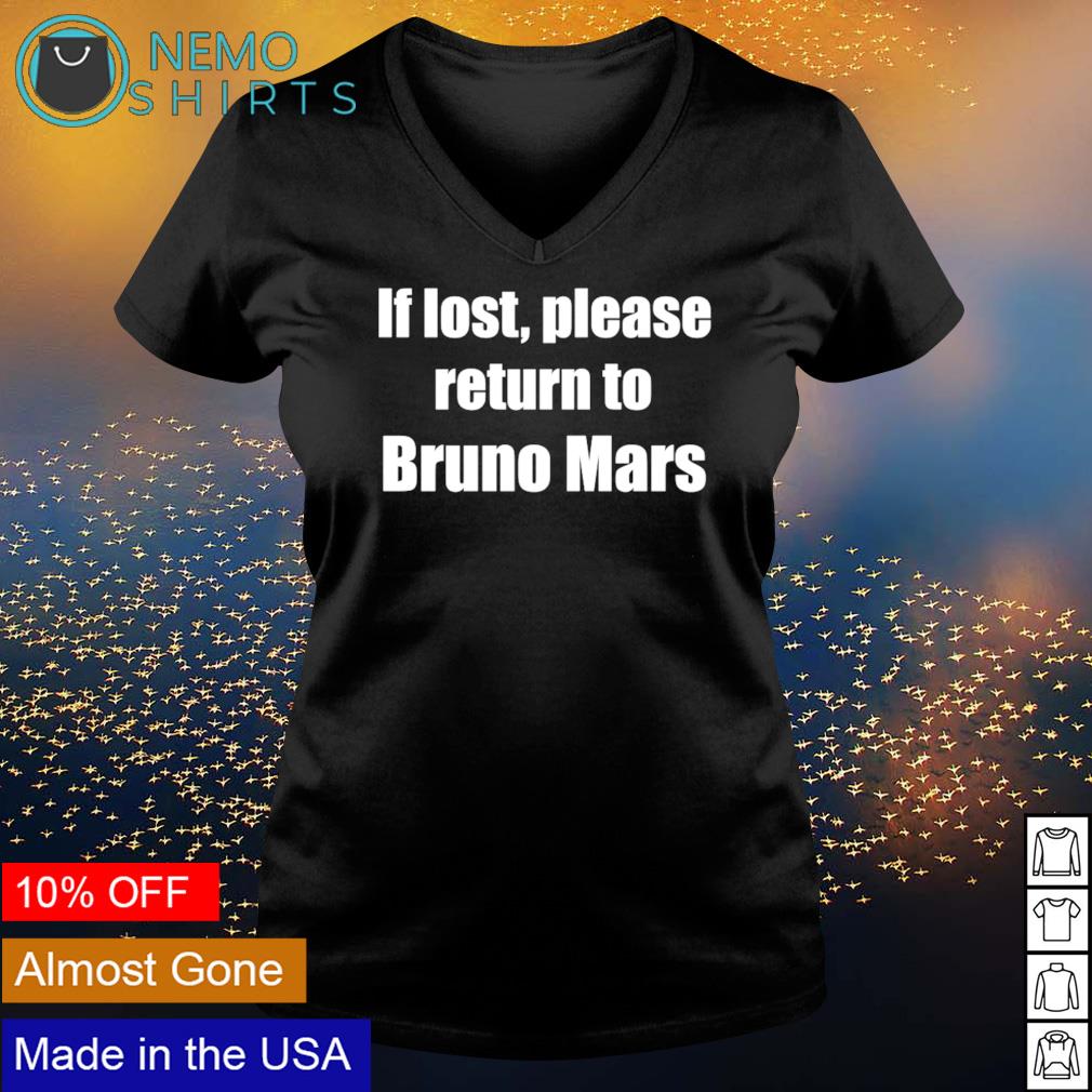 If lost please return to Bruno Mars - Adult & Kids T-Shirts, Sweatshirts & Hoodies product image 5