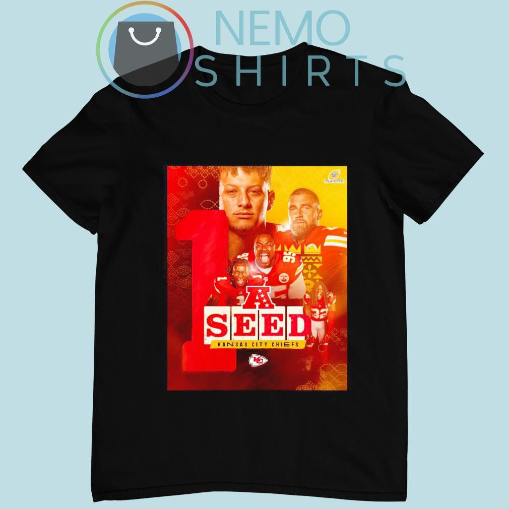 Kansas City Chiefs no 1 AFC Seed - Adult & Kids T-Shirts, Sweatshirts & Hoodies product image 1