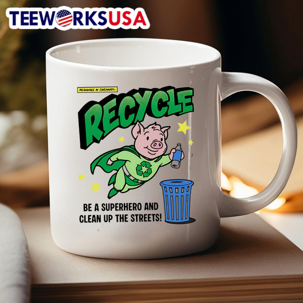 Recycle And Clean Up The Streets - Adult & Kids T-Shirts, Sweatshirts & Hoodies apparel design preview 4
