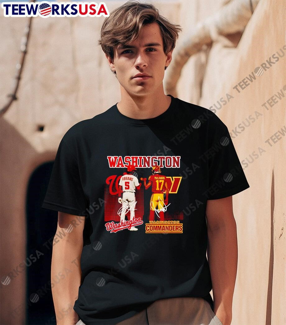 Washington commanders and nationals star power - Adult & Kids T-Shirts, Sweatshirts & Hoodies apparel design preview 1