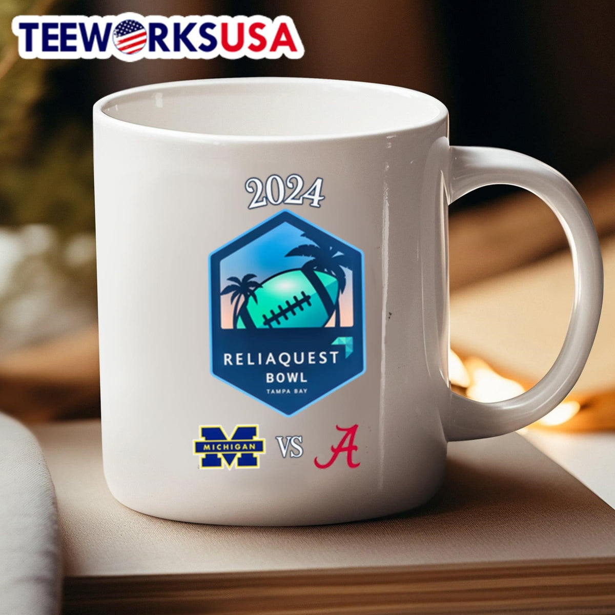 2024 Reliaquest Bowl Alabama Crimson Tide vs Michigan - Adult & Kids T-Shirts, Sweatshirts & Hoodies apparel design preview 4