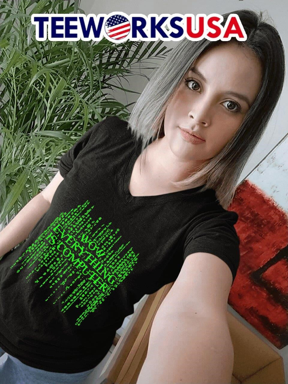 Wow Everything Is Computer 2025 - Adult & Kids T-Shirts, Sweatshirts & Hoodies apparel design preview 7
