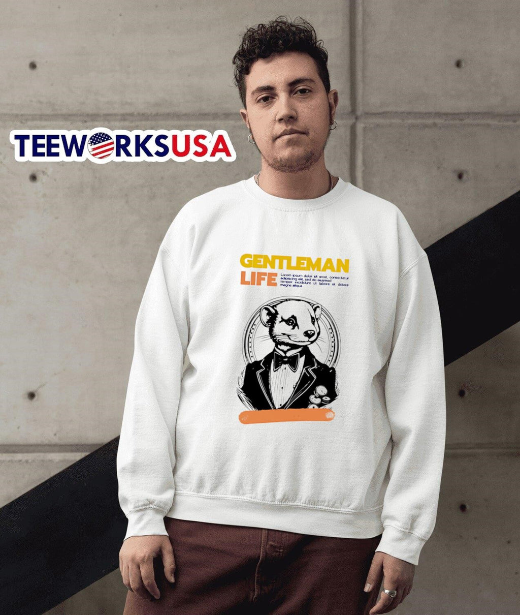 Ratel Gentleman life - Adult & Kids T-Shirts, Sweatshirts & Hoodies apparel design preview 3
