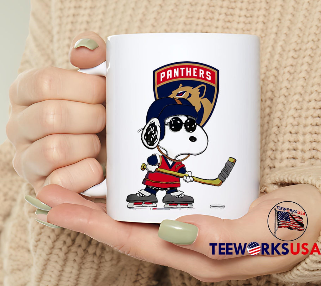 Florida Panthers Peanuts Snoopy - Adult & Kids T-Shirts, Sweatshirts & Hoodies apparel design preview 6