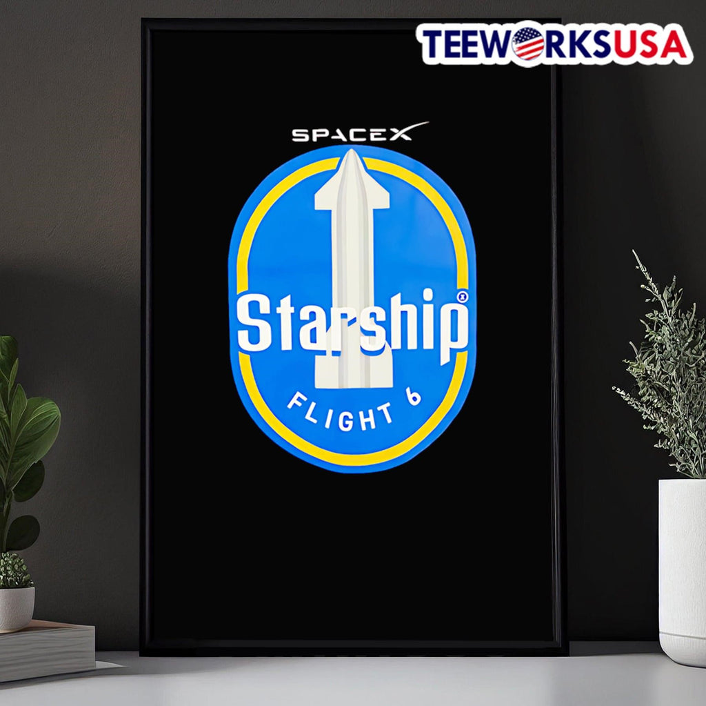 SpaceX Starship Flight 6 - Adult & Kids T-Shirts, Sweatshirts & Hoodies apparel design preview 5