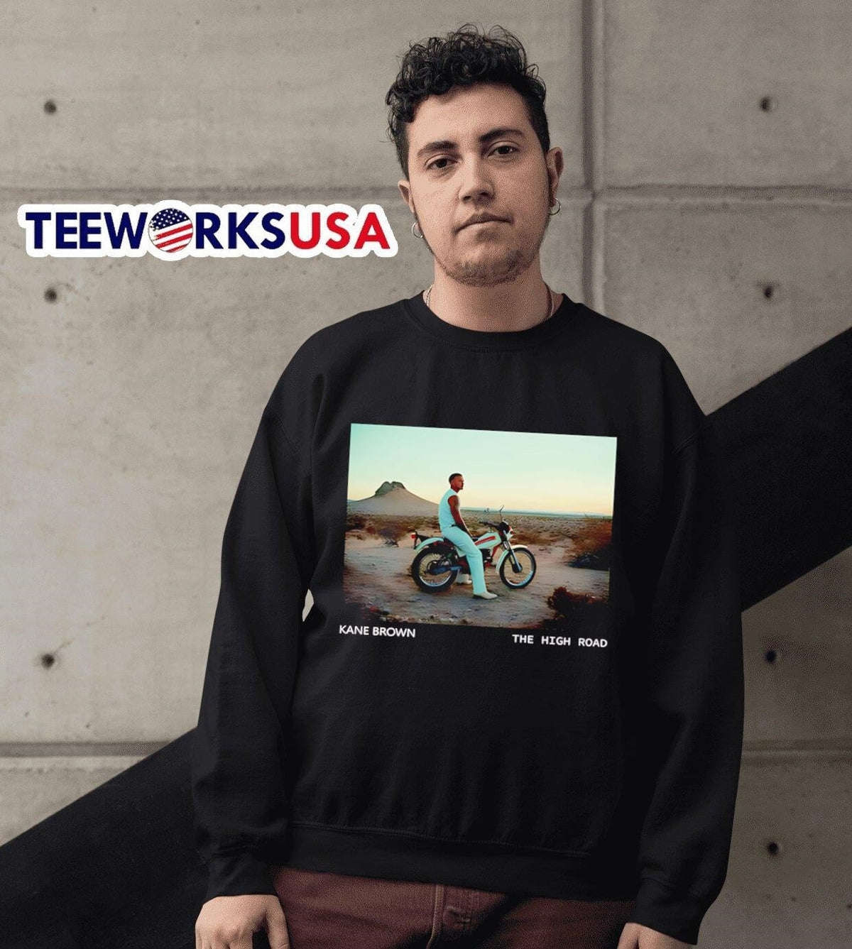Kane Brown the high road - Adult & Kids T-Shirts, Sweatshirts & Hoodies apparel design preview 3