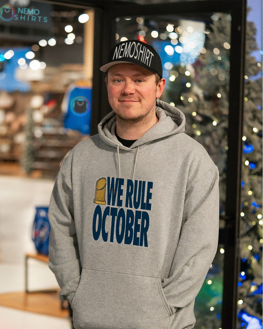 We rule October Los Angeles Dodgers - Adult & Kids T-Shirts, Sweatshirts & Hoodies apparel design preview 3