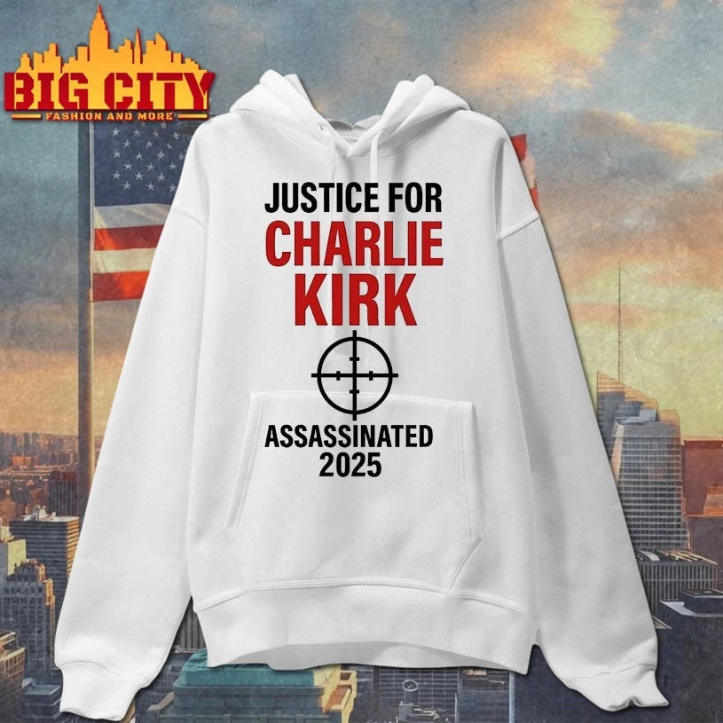 Tyler Robinson Justice For Charlie Kirk assassinated - Adult & Kids T-Shirts, Sweatshirts & Hoodies apparel design preview 2
