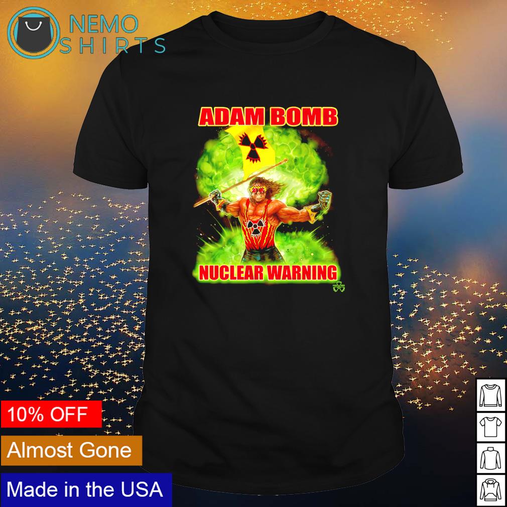 Adam Bomb Nuclear Warning - Adult & Kids T-Shirts, Sweatshirts & Hoodies apparel design preview 1
