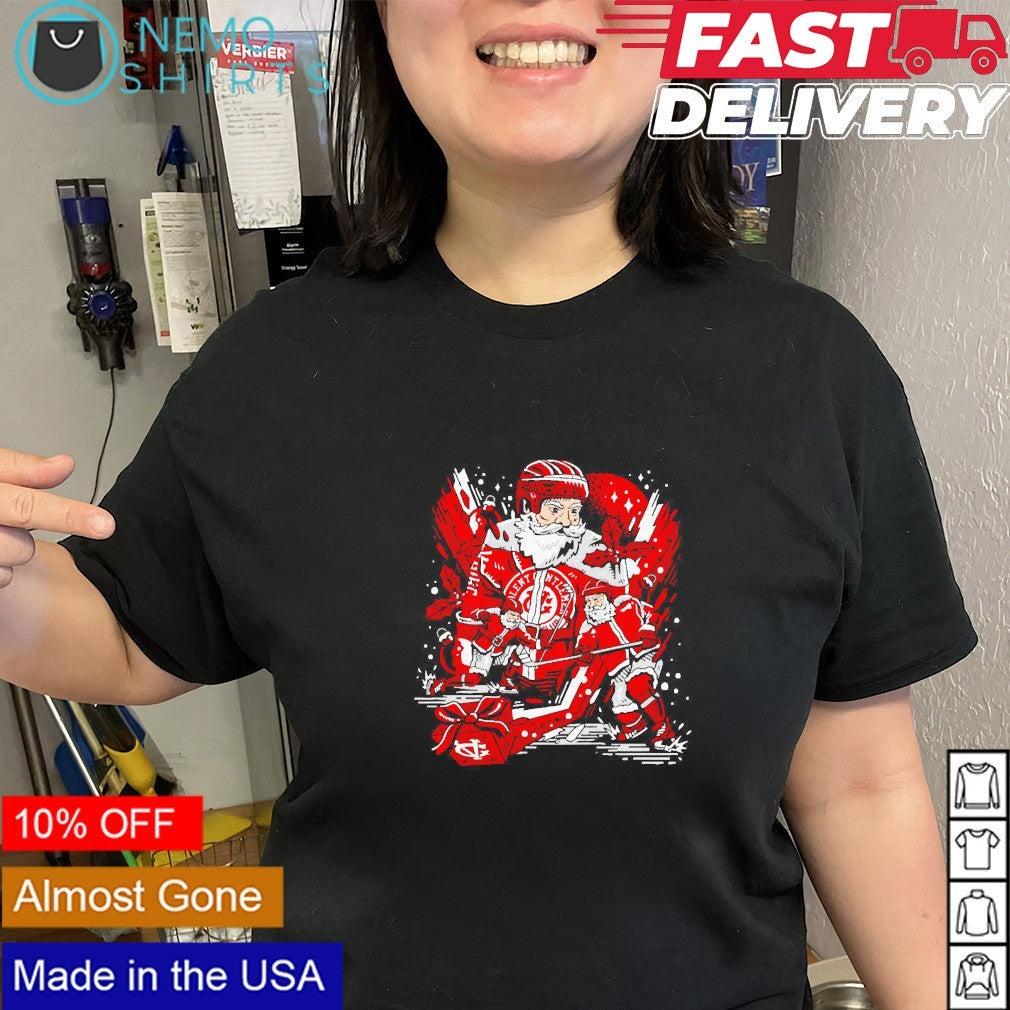 Kringle Santa Claus ice hockey - Adult & Kids T-Shirts, Sweatshirts & Hoodies apparel design preview 3