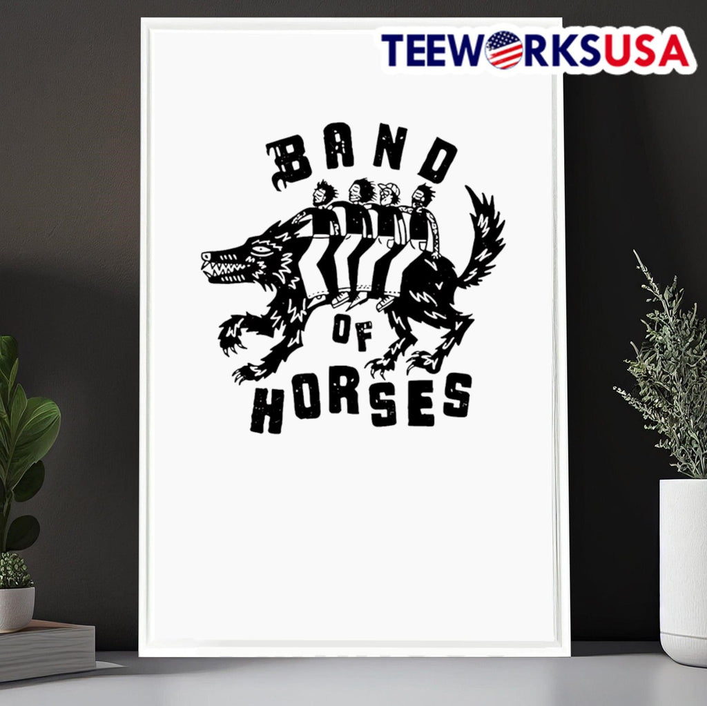 Band Of Horses Wolf - Adult & Kids T-Shirts, Sweatshirts & Hoodies apparel design preview 6