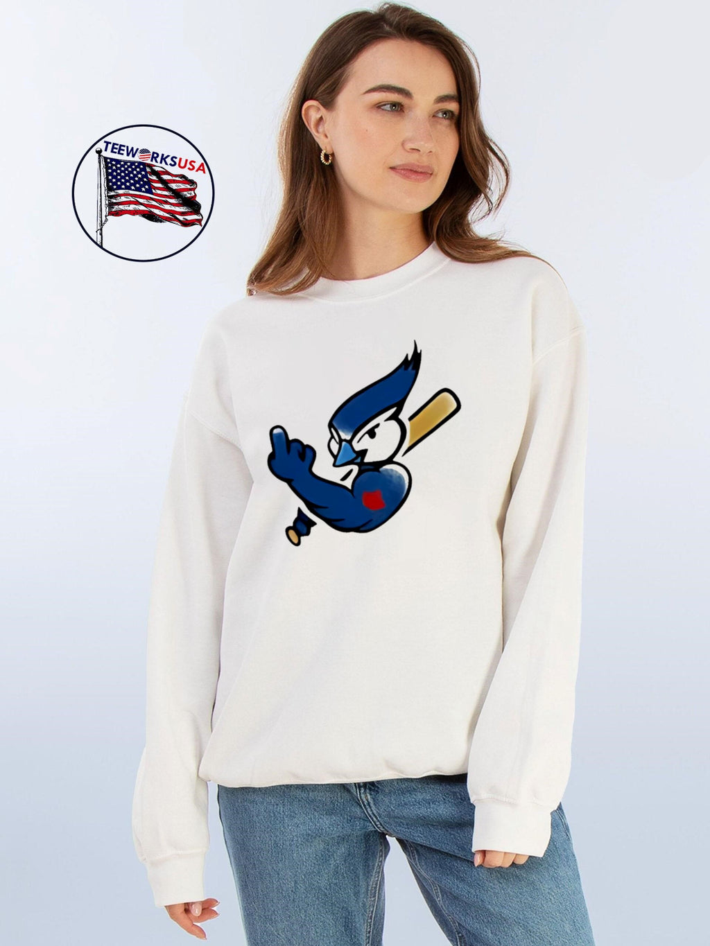 2025 World Series Ace Middle Finger Toronto Blue Jays - Adult & Kids T-Shirts, Sweatshirts & Hoodies apparel design preview 4