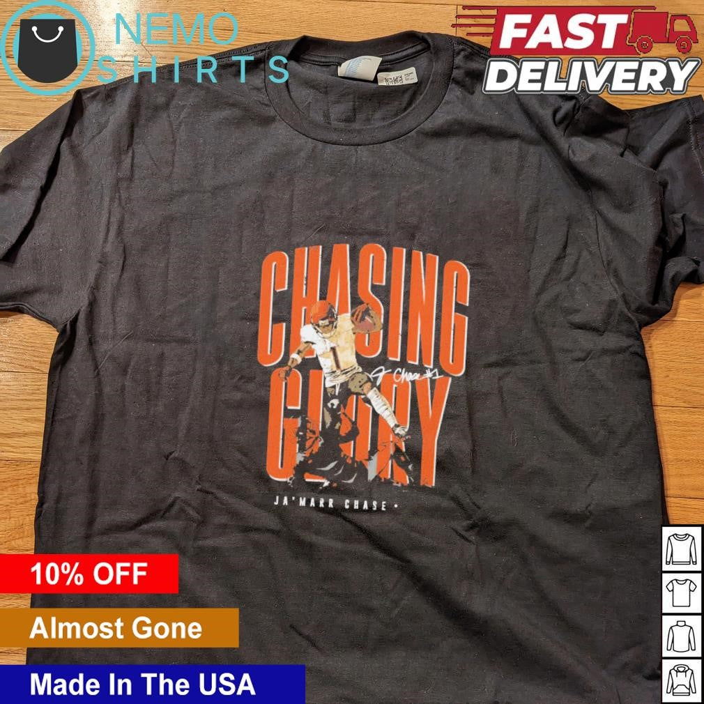 Chasing glory Ja'Marr Chase Cincinnati Bengals - Adult & Kids T-Shirts, Sweatshirts & Hoodies apparel design preview 4