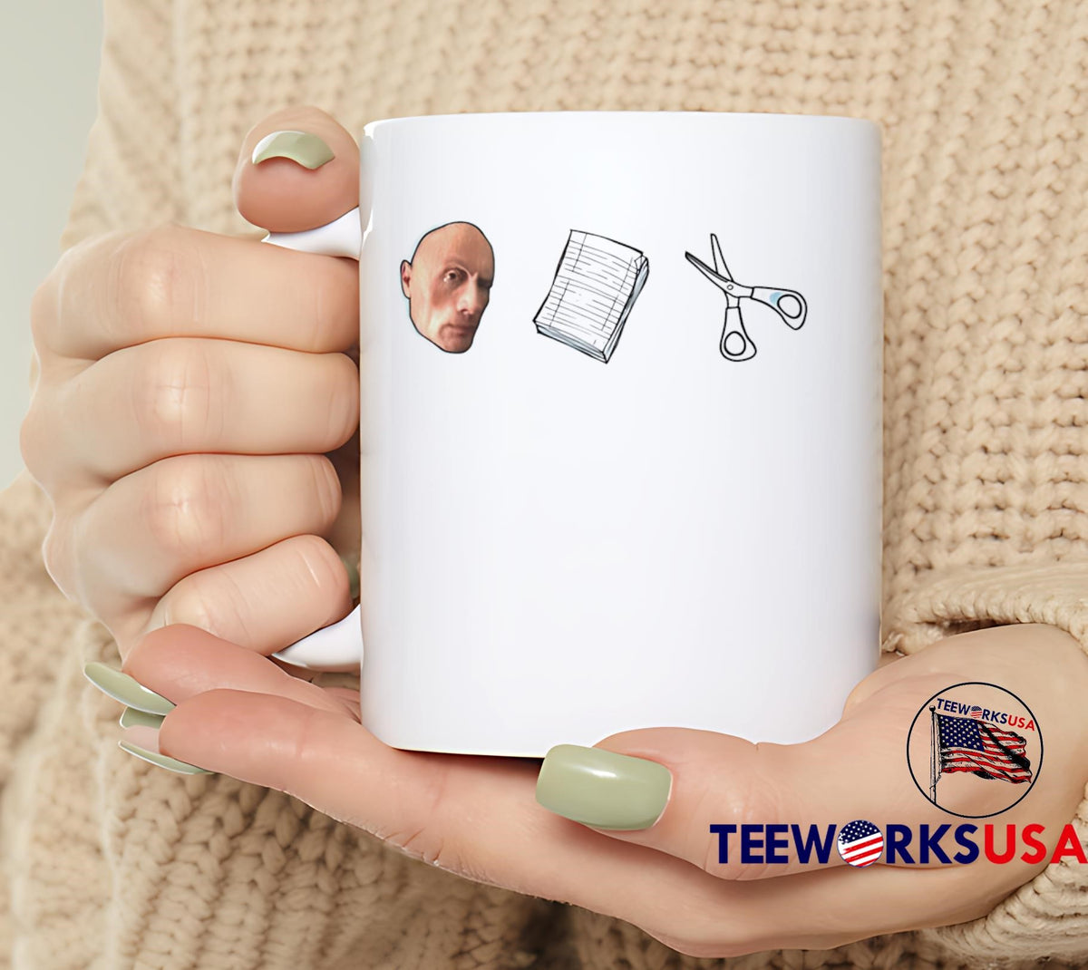 The Rock Paper Scissors - Adult & Kids T-Shirts, Sweatshirts & Hoodies apparel design preview 6