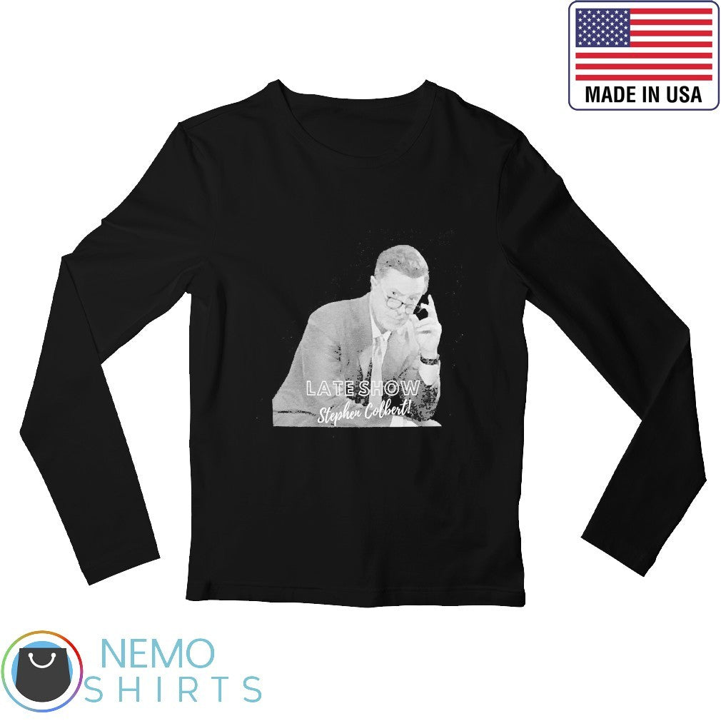 Stephen Colbert late show graphic - Adult & Kids T-Shirts, Sweatshirts & Hoodies apparel design preview 3