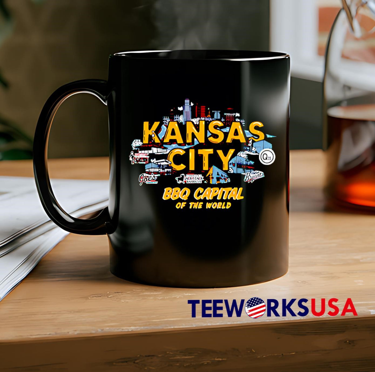 Kansas City BBQ Capital of the world - Adult & Kids T-Shirts, Sweatshirts & Hoodies apparel design preview 2