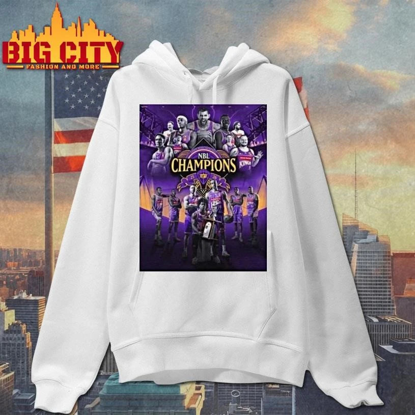 Sydney Kings 2026 Nbl Champions - Adult & Kids T-Shirts, Sweatshirts & Hoodies apparel design preview 2