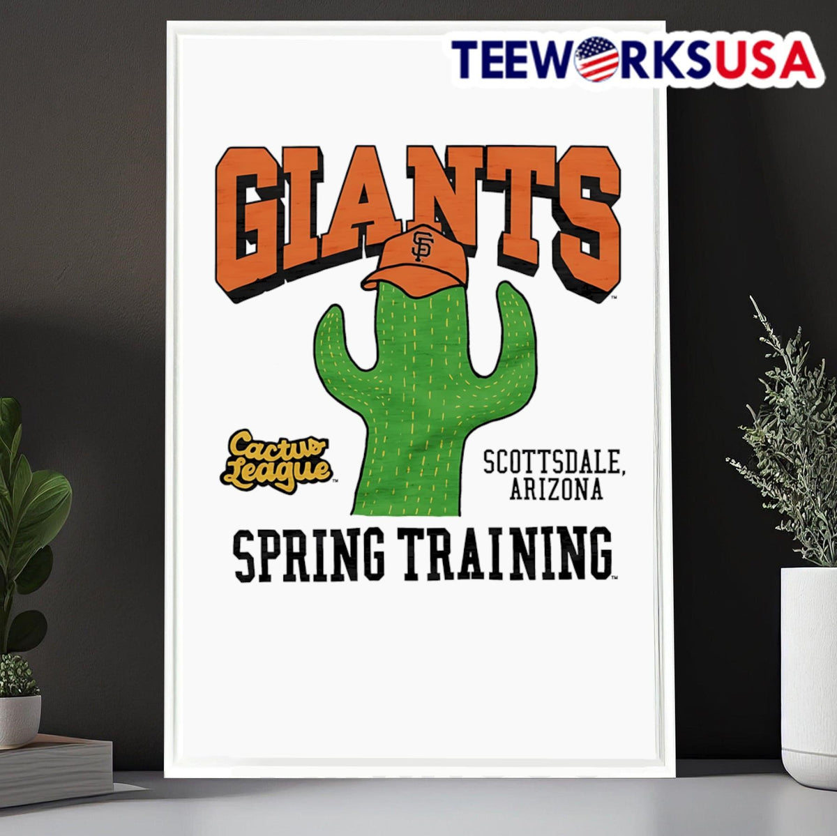 San Francisco Giants Cactus League - Adult & Kids T-Shirts, Sweatshirts & Hoodies apparel design preview 6