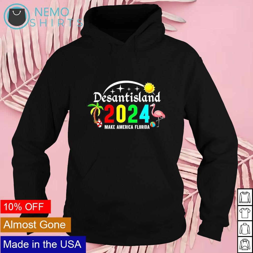 Desantisland 2024 make America Florida flamingo - Adult & Kids T-Shirts, Sweatshirts & Hoodies apparel design preview 2