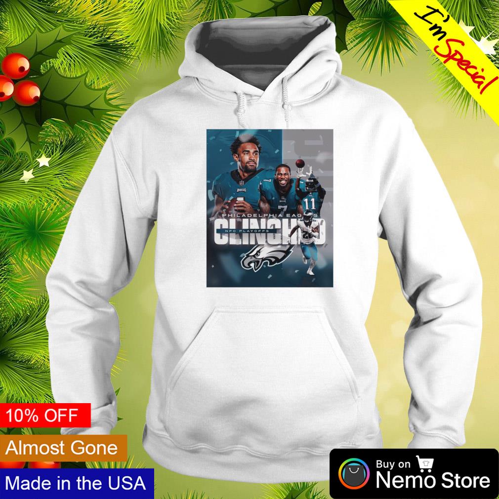 Philadelphia Eagles clinched NFC playoffs - Adult & Kids T-Shirts, Sweatshirts & Hoodies product image 2
