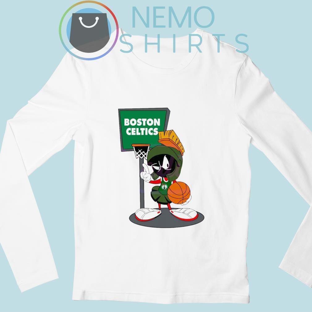 Boston Celtics Looney Tunes Marvin - Adult & Kids T-Shirts, Sweatshirts & Hoodies apparel design preview 3
