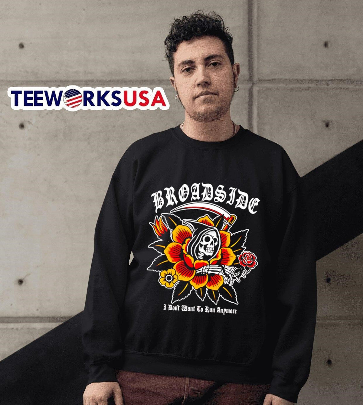 Broadside Traditional Reaper - Adult & Kids T-Shirts, Sweatshirts & Hoodies apparel design preview 6