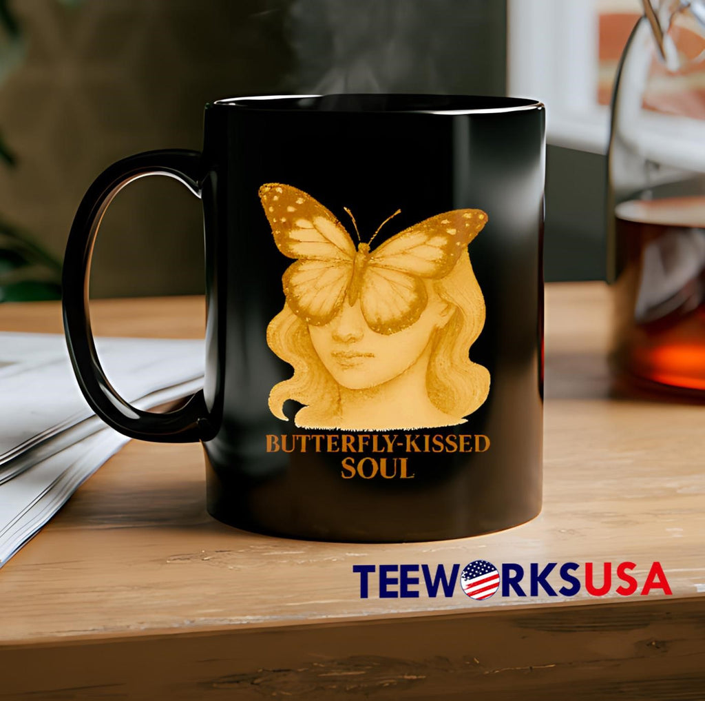 Butterfly kissed Soul - Adult & Kids T-Shirts, Sweatshirts & Hoodies apparel design preview 2