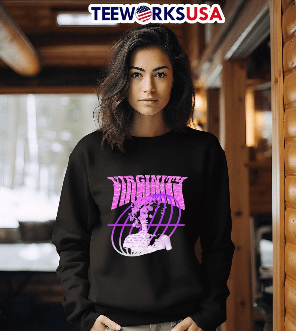 Virginity girl design - Adult & Kids T-Shirts, Sweatshirts & Hoodies apparel design preview 3
