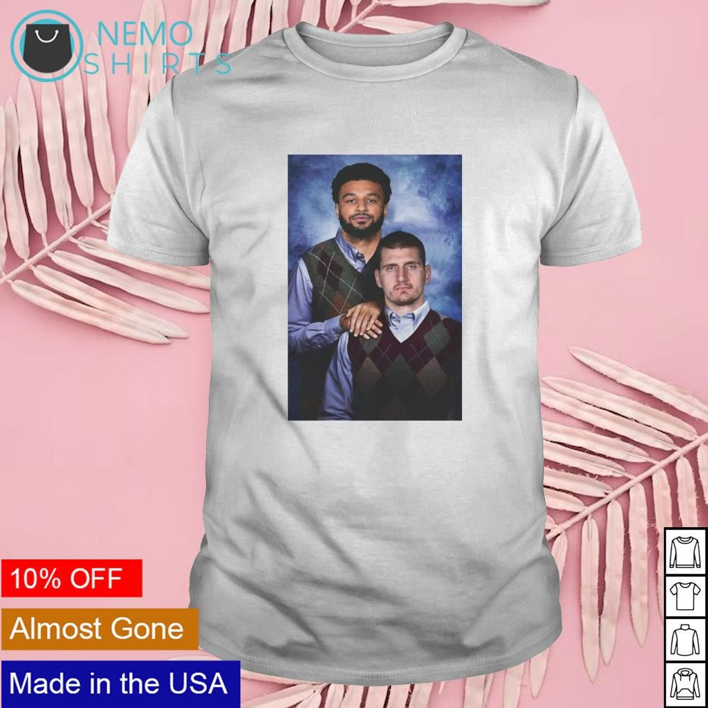 Denver Nuggets Nikola Jokic and Jamal Murray brother - Adult & Kids T-Shirts, Sweatshirts & Hoodies apparel design preview 1