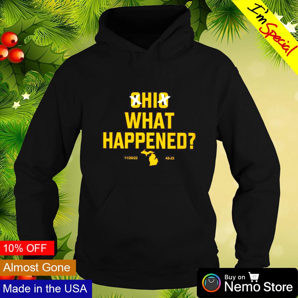 Ohio what happened 45 23 score 2022 - Adult & Kids T-Shirts, Sweatshirts & Hoodies apparel design preview 2