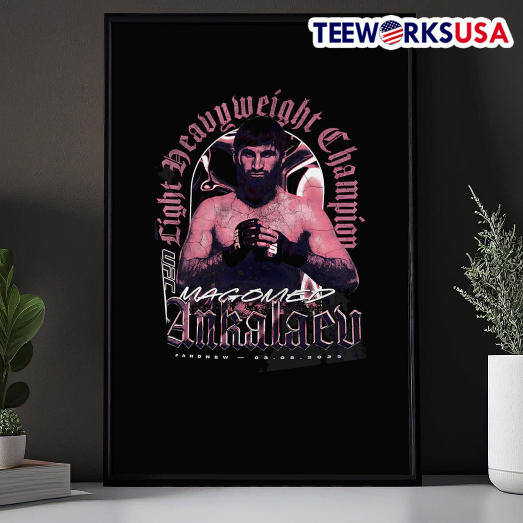 Magomed Ankalaev UFC 313 And New Light Heavyweight - Adult & Kids T-Shirts, Sweatshirts & Hoodies apparel design preview 5