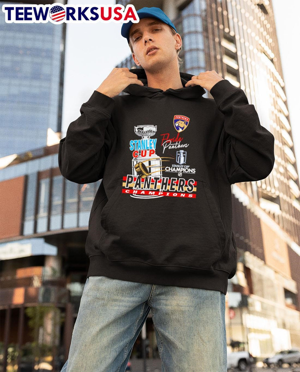Florida Panthers 2025 Stanley Cup Champions Raise The - Adult & Kids T-Shirts, Sweatshirts & Hoodies apparel design preview 3