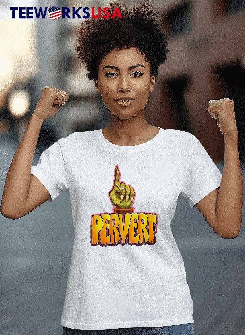 Monster Hand Pointing Up Pervert - Adult & Kids T-Shirts, Sweatshirts & Hoodies apparel design preview 6