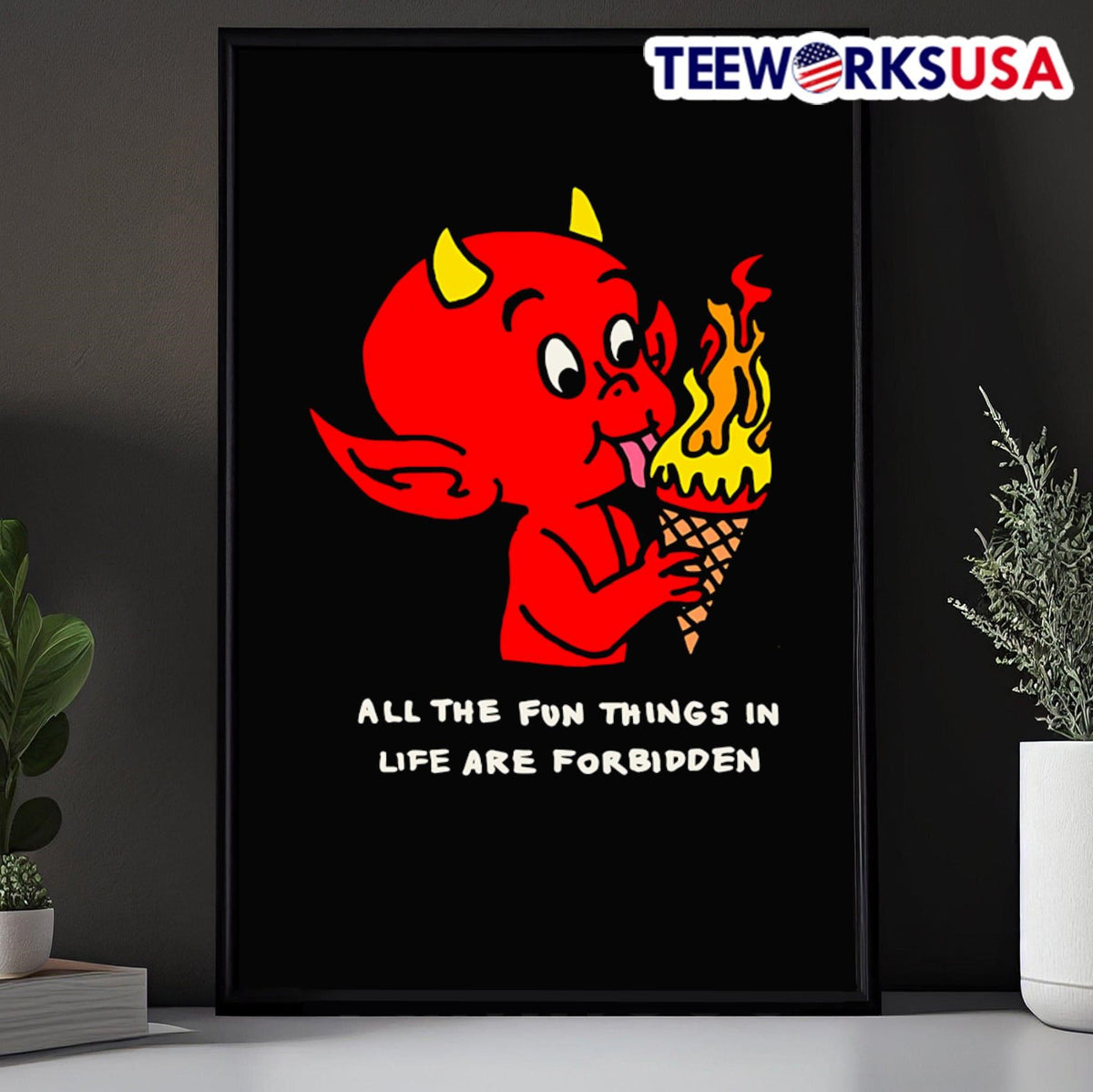 All the fun things in life are forbidden - Adult & Kids T-Shirts, Sweatshirts & Hoodies apparel design preview 5