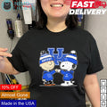 Kentucky Wildcats Charlie Brown and Snoopy fist bumb - Adult & Kids T-Shirts, Sweatshirts & Hoodies apparel design preview 1