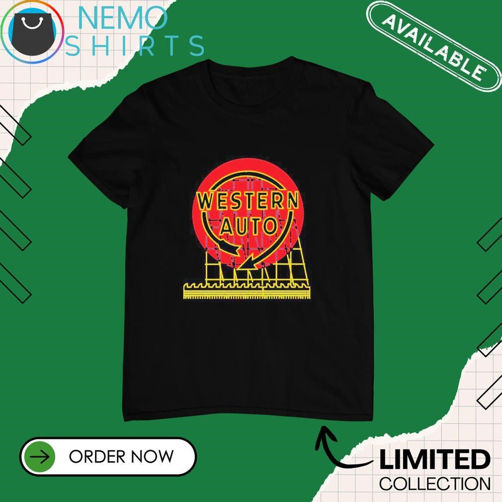 Western Auto KC sign - Adult & Kids T-Shirts, Sweatshirts & Hoodies apparel design preview 1