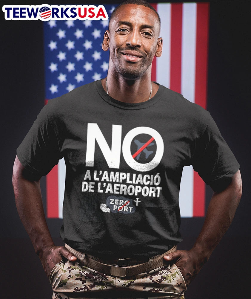 No Ampliacio de l'Aeroport - Adult & Kids T-Shirts, Sweatshirts & Hoodies apparel design preview 1