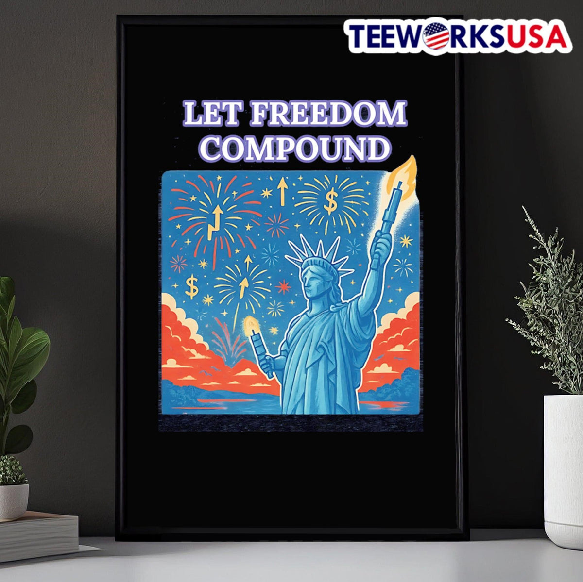 Let Freedom Compound - Adult & Kids T-Shirts, Sweatshirts & Hoodies apparel design preview 5