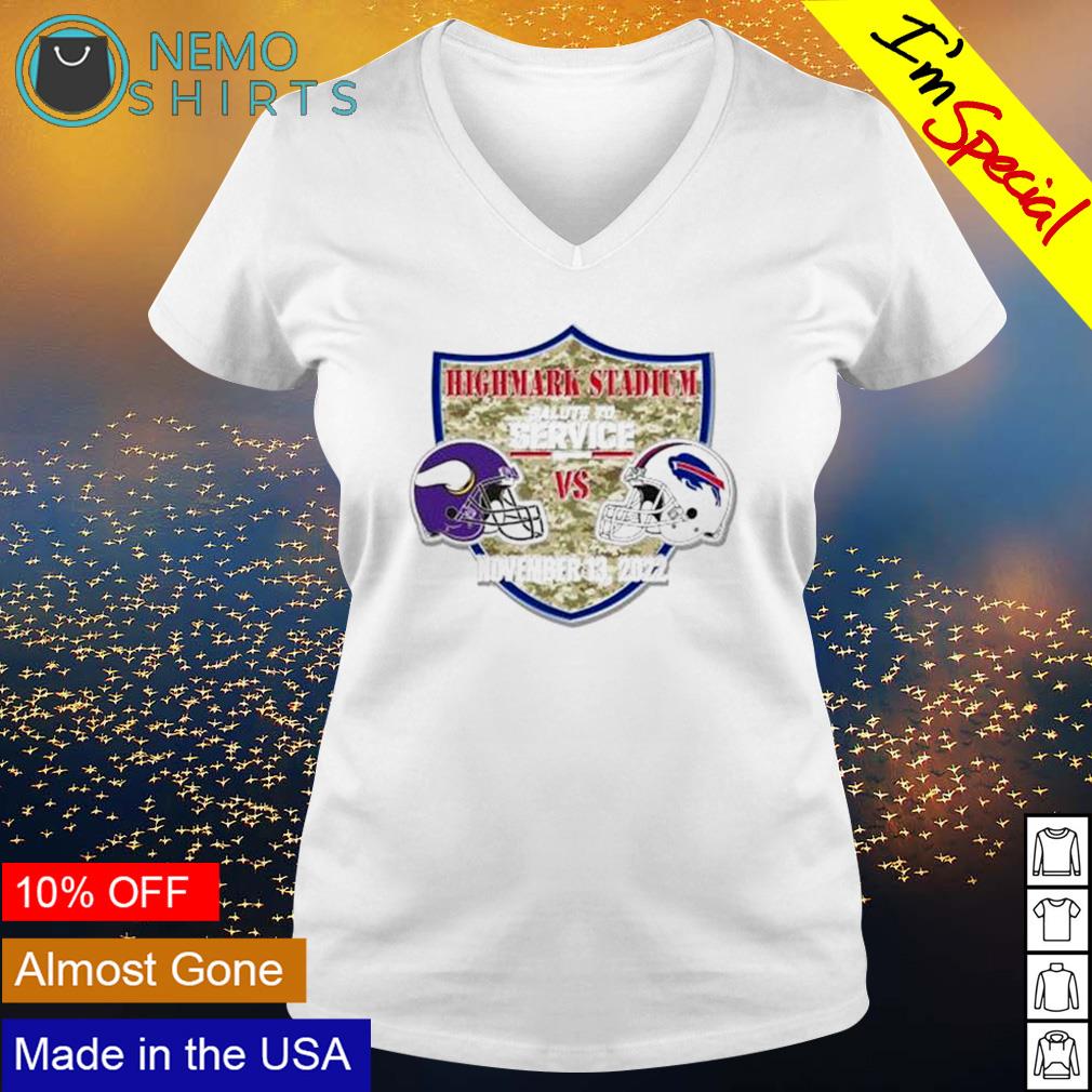 Salute To Service 2022 Buffalo Bills Vs Minnesota - Adult & Kids T-Shirts, Sweatshirts & Hoodies apparel design preview 5