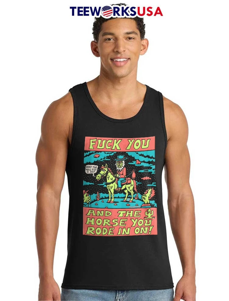 Killer Acid Fuck You And The Horse Rode In On What - Adult & Kids T-Shirts, Sweatshirts & Hoodies apparel design preview 6