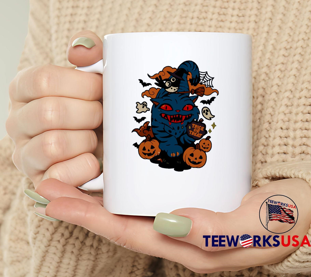 Derpy Tiger Halloween Funny Kpop Demon Hunters - Adult & Kids T-Shirts, Sweatshirts & Hoodies apparel design preview 6