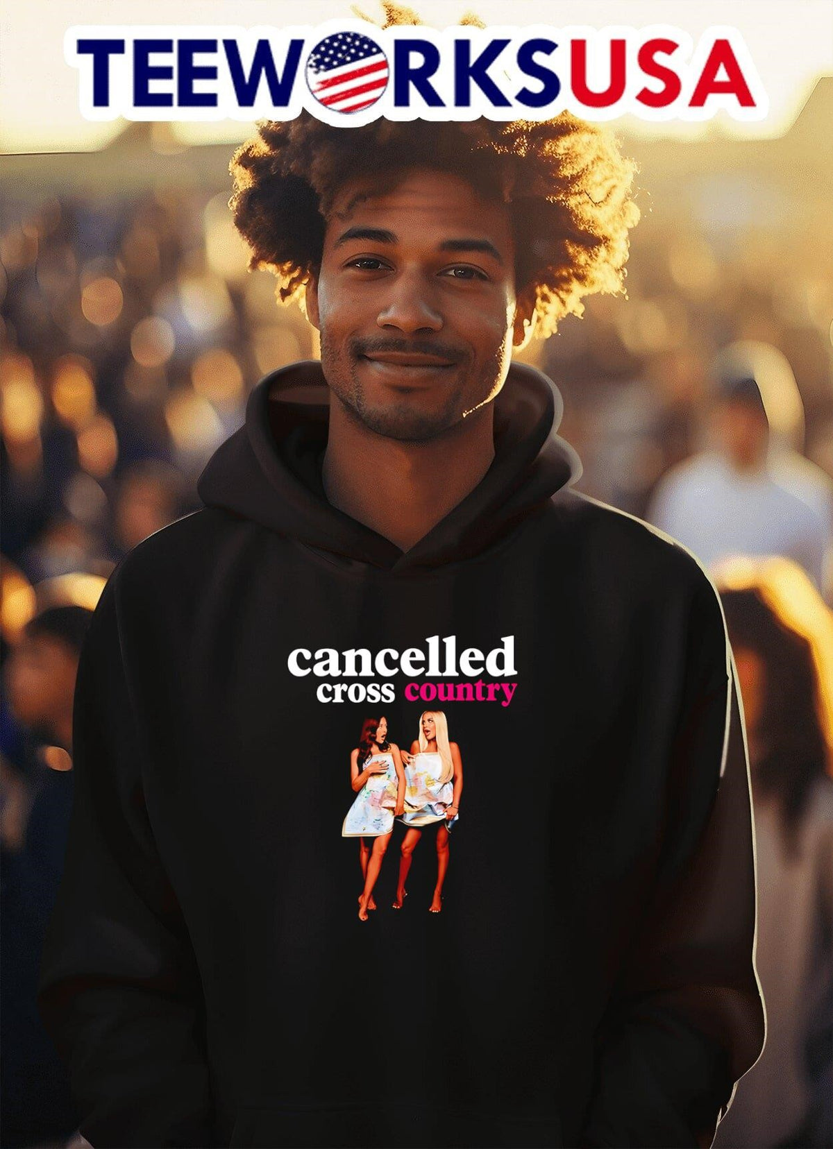Cancelled Cross Country Spring '24 Tour - Adult & Kids T-Shirts, Sweatshirts & Hoodies apparel design preview 2